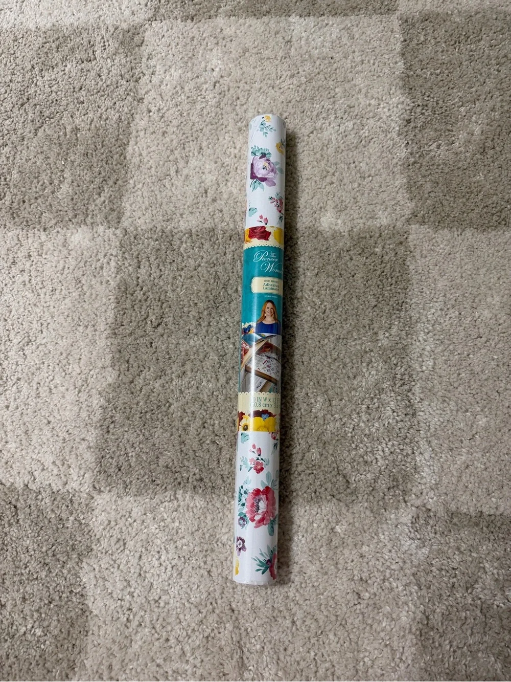 The Pioneer Woman Romance Adhesive Laminate Roll 20” x 12’ Floral Shelf Liner
